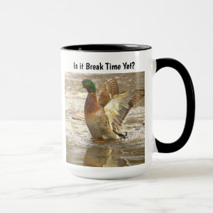 Caneca de Pato-real Engraçado