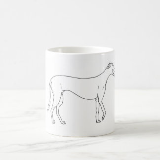 Caneca de Pawprint do galgo