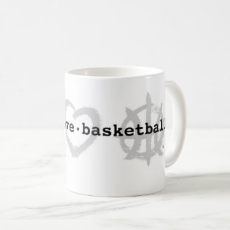Caneca de PeaceLoveBasketball