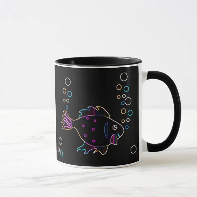 Caneca de Peixe-Neon (Direita)