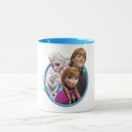 Caneca de personagens do filme Frozen