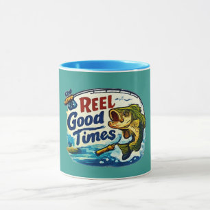Caneca de Pesca de Boa Diversão
