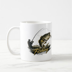 Caneca de Pesca de Robalo   Xícara de Café de Pesc