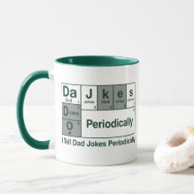Caneca de Piadas do Pai da Tabela Periódica