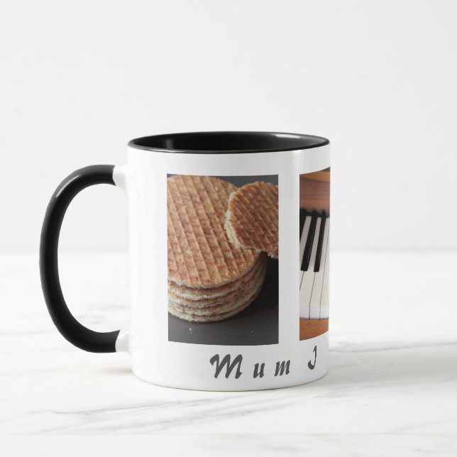 Caneca de Piano de Stroopwafel Doce — Presente par (Esquerda)