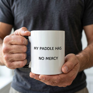 Caneca de Pickleball 'Meu Remo Não Tem Misericórdi