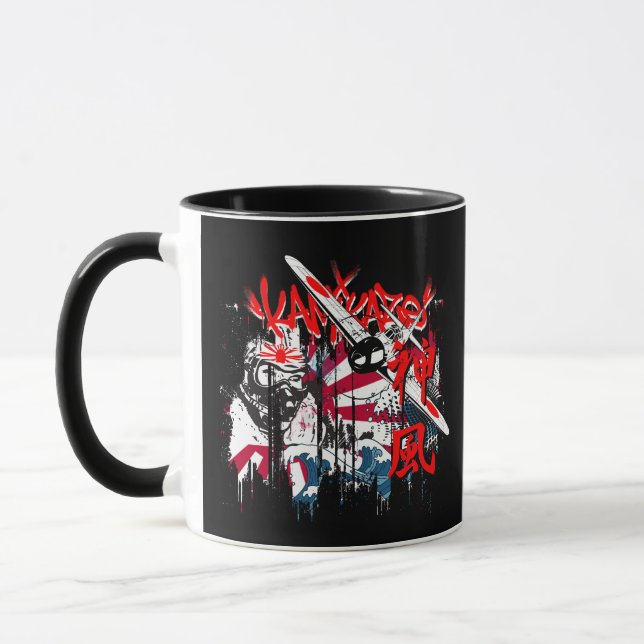 Caneca de Piloto Kamikaze Japonês (Esquerda)