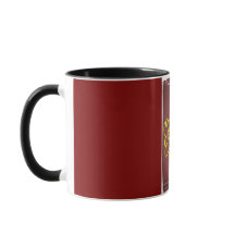 caneca de pintura de flor