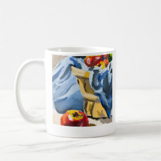 caneca de pintura de maçã