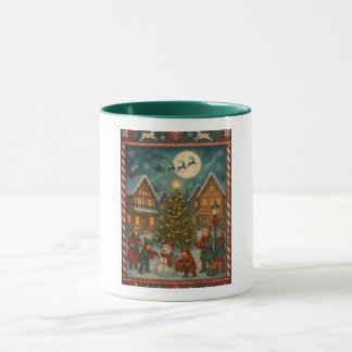 caneca de pintura de Natal