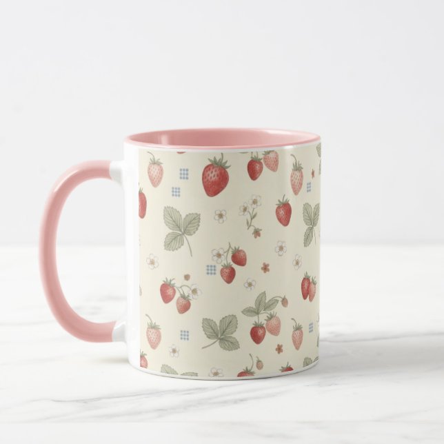 Caneca de Piquenique Morango (Esquerda)
