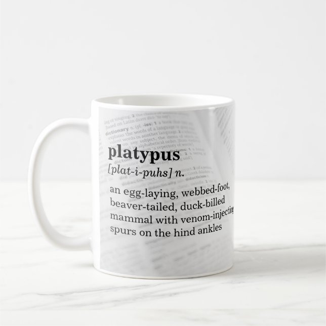 Caneca de Platypus Defintion (Esquerda)