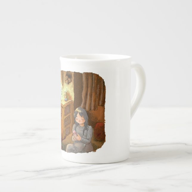 CANECA DE PORCELANA さ や な れ じ (Frente Esquerda)