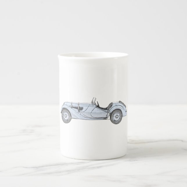 CANECA DE PORCELANA 1936 BMW 328 (Frente)