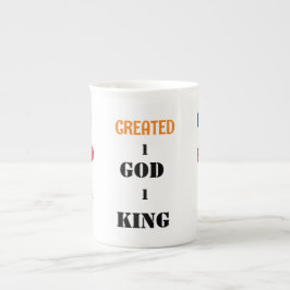 Caneca De Porcelana 1God1King criado por Collection Specialty Mug