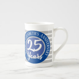 Caneca De Porcelana 25 anos comemorativos da China Óssea