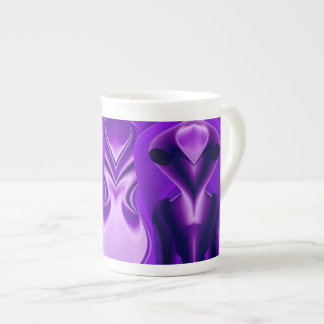 Caneca De Porcelana 3D Sonhos Roxos Arco-Íris, Alienígena