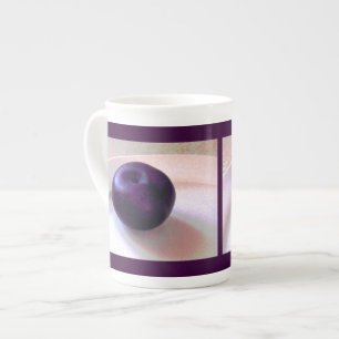 Caneca De Porcelana A ameixa