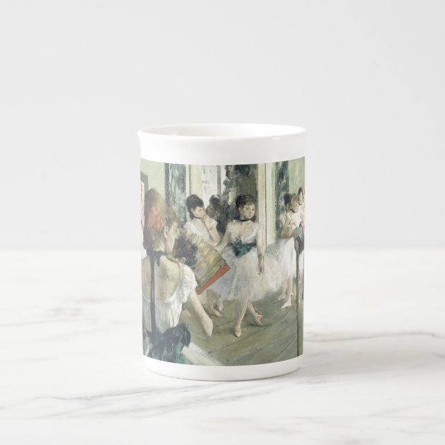 Caneca De Porcelana A Classe de Balé Edgar Degas (Frente)