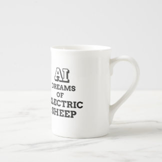 Caneca De Porcelana A inteligência artificial sonha com ovelhas elétri