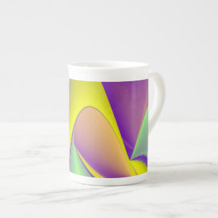 Caneca De Porcelana A Mágica do Verão, Abstrato 3D Art