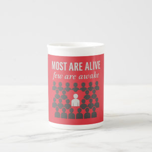 Caneca De Porcelana A Maioria Está Viva. Poucos Estão Acordados - Prov