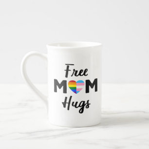 Caneca De Porcelana Abraços de Mãe Gratuitos II - Orgulho Gay Trans Ar
