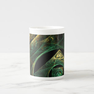 Caneca De Porcelana Abstrato de arte de vibrações mágicas