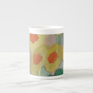 Caneca De Porcelana Abstrato Sunflower Bone China Mug