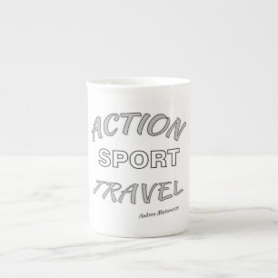 Caneca De Porcelana Ação Esporte Viagem
