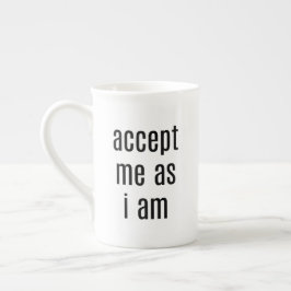Caneca De Porcelana Aceite-Me Como Sou Especialmente Mug