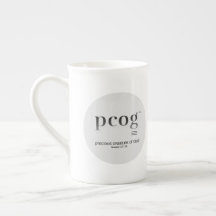 acrônimo pcog; msg completo redondo; cor blk-white