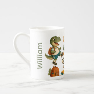 Caneca De Porcelana Adorável Atleta Dino-Mite Personalizado