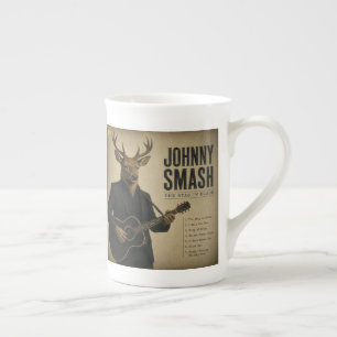 Caneca De Porcelana Álbum de Johnny Smash: uma Paródia