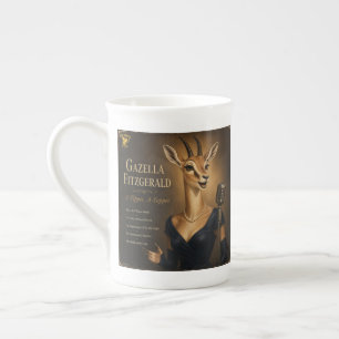 Caneca De Porcelana Álbum Gazella Fitzgerald: uma Paródia
