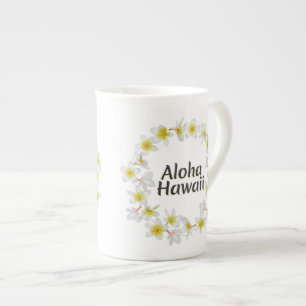 Caneca De Porcelana Aloha Havaí. Colar tradicional da ilha havaiana
