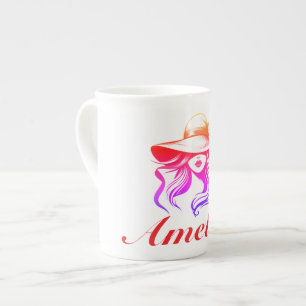 Caneca De Porcelana Amelia