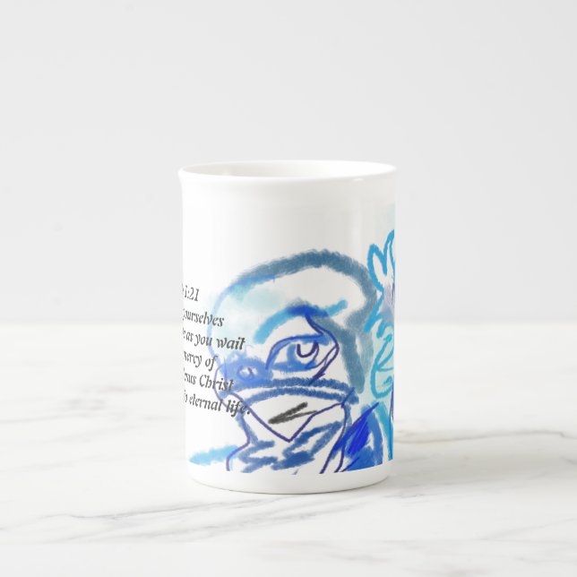 Caneca De Porcelana amor jesus (Frente)
