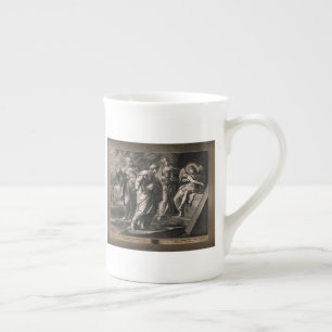Caneca De Porcelana Angel Anunciando a ressurreição de Jean Roullet