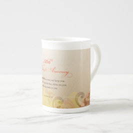 Caneca De Porcelana Aniversário de 50 anos de Casamento, Senhor Abenço