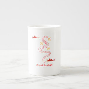 Caneca De Porcelana Ano do Cobra 2025