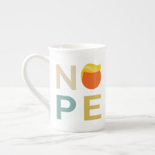 Caneca De Porcelana Anti-Trump - Nope Edition III