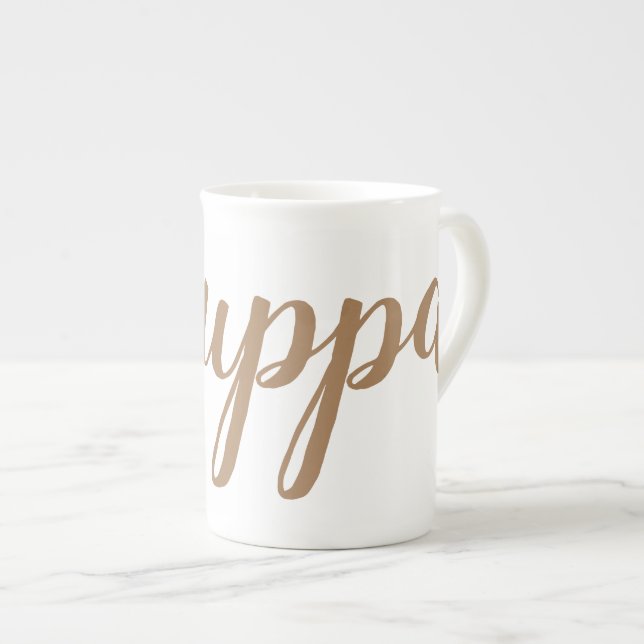 Caneca De Porcelana Apenas um Cuppa (Frente Esquerda)