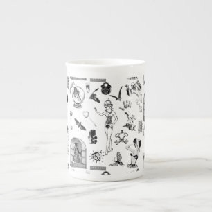 Caneca De Porcelana Apothecary