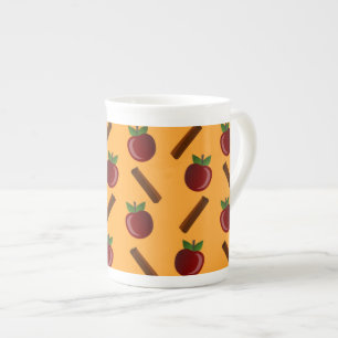 Caneca De Porcelana Apple Cinnamon