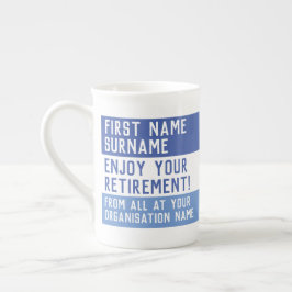 Caneca De Porcelana Aproveite sua aposentadoria -