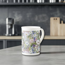 Aquarela Floral de Prado Macio