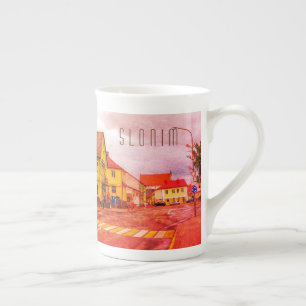 Caneca De Porcelana Arquitetura da Cidade de Slonim, na Bielorrússia