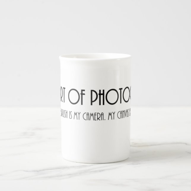 Caneca De Porcelana Arte de Fotografia Caça Cerâmica (Frente)