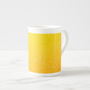 Caneca De Porcelana Arte de fundo de cerveja Lager com bolhas minúscul